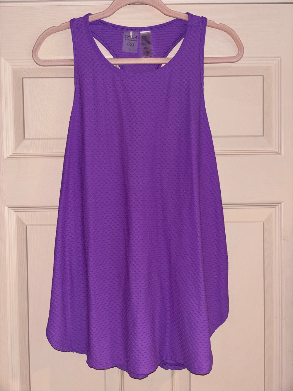 CALIA by Carrie Underwood Purple Racerback Tank Size-Large EUC